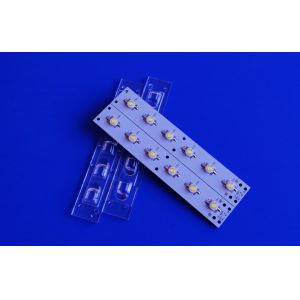 PCB Module Road Lamp Led Lens Array 40X80 Degree , 5W PMMA Lens