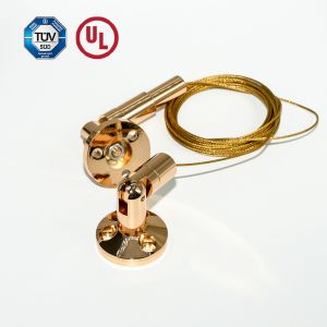 Wholesale Brass Billboard Display Hanging Kit With Gold Plating Wall To Wall