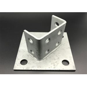 China Carbon Steel Custom Channel Post Base Brackets on sale