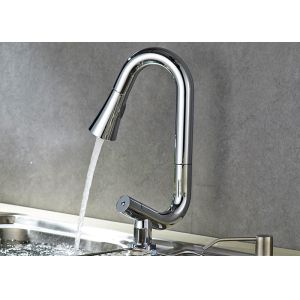 360 Degree Rotation Kitchen Basin Faucet Double Mode ROVATE With Brass Body