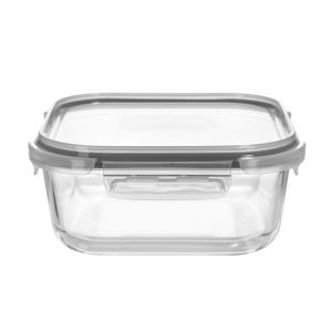 High Borosilicate Glass Food Container with PP Lid Microwave Safe