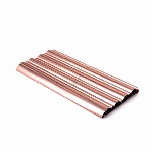 China Hot Sale 6063-T5 Rose Gold Aluminum Roller Shutter Slat Profile on sale