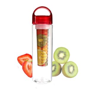 Leakproof 700ml 800ml Water Bottle Custom Print BPA Free Insulated Fruit Infuser