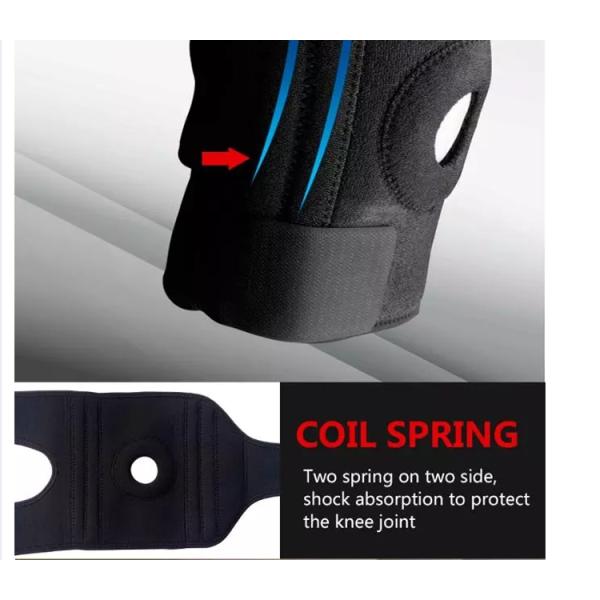 Soft Sponge Adjustable Athletic Knee Brace For Sports Safety Protection