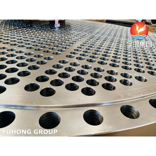 Quality ASME SB171 C71500 Copper Nickel 70/30 Tube Sheet used in Heat Exchangers wholesale