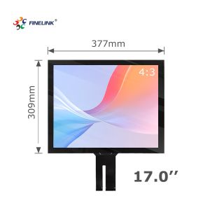 17 Inch G G Capacitive PCAP Touch Panel for Bank Terminal USB/I2C/Serial Port