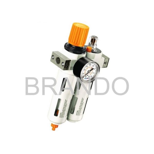 Quality OU Series Adjustable Regulator Filter Lubricator With Aluminium Alloy Protective Hood wholesale