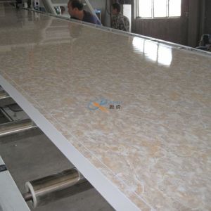 1220mm UV Coating Artificial PVC Marble Sheet Making Machine