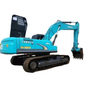 China Kobelco SK350D Earthwork Excavator, 11200 x 3400 x 3420mm, 10580mm Digging Height on sale