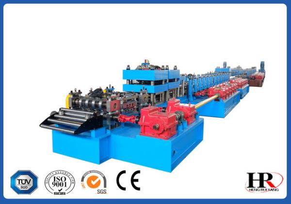 Quality Highway Guardrail Roll Forming Machine , Crash Barrier Roll Forming Machine wholesale