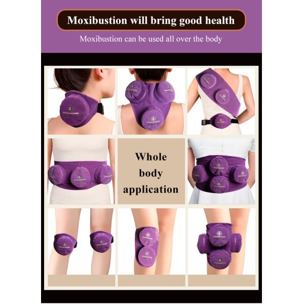 Portable Adjustable Pure Copper Moxibustion Box Micro Smoke Moxibustion Cloth Cover