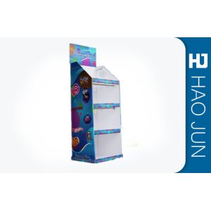 Offset Printing Cardboard Product Display Stands / Cardboard Display Shelves