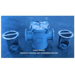 Marine Seawater Filter Coarse Water Filter Model AS125 CB/T497 Body Galvanized,