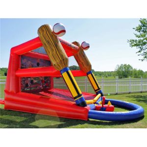 Outdoor Inflatable Baseball Batting Cage Batter Up Inflatable Baseball Target