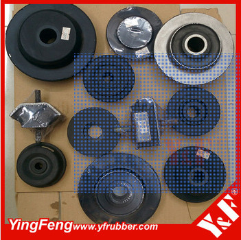 Professional Excavator Accessories Durable Rear Engine Cushion Rubber Engine Mounts For