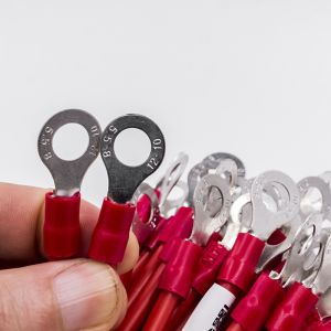 RV1.25 RV2 RV3.5 RV5.5 Copper Brass Round Electrical Wire Connectors Ring Type