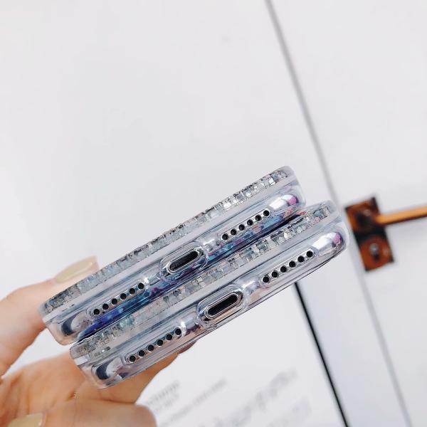 Anti Scratch Designer Cell Phone Cases Liquid Sand For Iphone 12