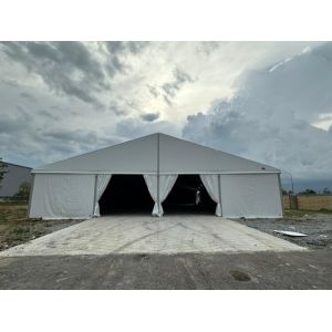 China 500 Seaters Large Movable Exhibition Marquee Tent Semi Permanent Waterproof on sale