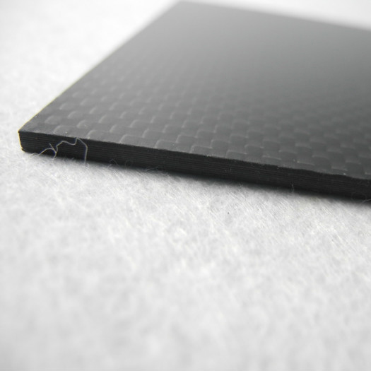 Weave Carbon Fiber Plate Flexible Tripod Type 3.0mm ±0.1mm Thickness