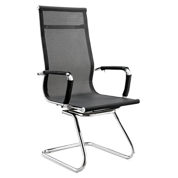 Quality Comfy  Office Meeting Chairs , High Back Mesh Computer Chair With Arms wholesale
