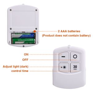 Wireless LED Remote Control Light Set Battery Under Cabinet Night Light