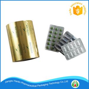 China Pharmaceutical Blister Aluminium Foil 25 micron Coated With Heat Sealing and primer Lacquer For Tablet Pack on sale