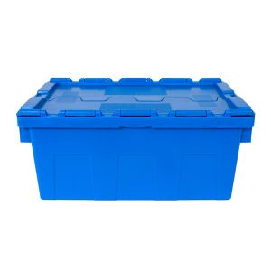 Solid Box Storage Moving Transport Box Virgin PP Nestable and Stackable Turnover