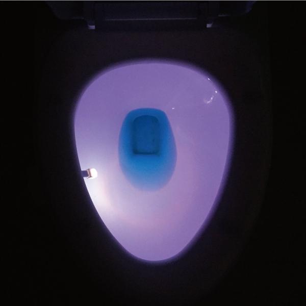 8 Colors Battery Powered Toilet Led Nightlight Motion Activated Led Night Light Bowl Lightbowl Led Lamp