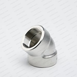 China 304 316 Stainless Steel Forged Pipe Fittings High Pressure Threaded NPT on sale