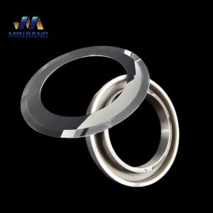 Mirror Polished Tungsten Carbide Circular Slitter Blades 130*75*1.2mm