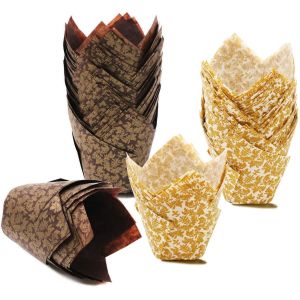 2 Inch Baking Paper Cupcake Tulip Muffin Cups Greaseproof paper cupcakes