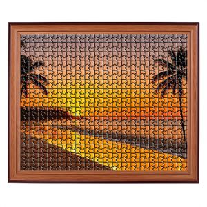 Vibrant Long Lasting Custom Printed Cardboard Puzzles To Challenge Intermediate