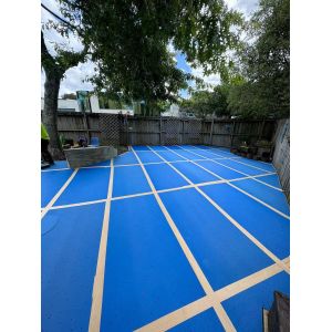 Synthetic Turf System With TAIHUI Shock Pads Underlay For Playgrounds Fall