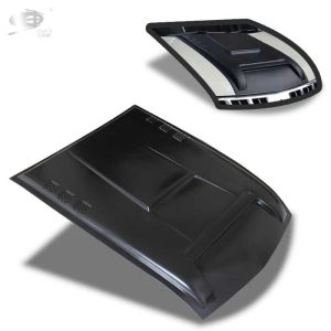 China Matte Black Universal Bonnet Protector , Custom Bonnet Scoops on sale