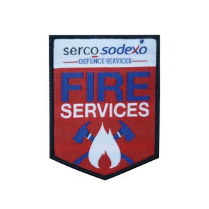 Custom Embroidered Patches, Fire Services Embroidery Patch For Clothing