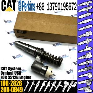 3512B Engine Fuel Injector 249-0746 Common Rail Injector 10R-2826