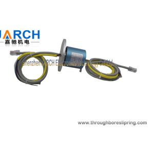 1 channel 1000M Ethernet slip ring 1~24 circuits signal OD56mm Flange Mounting