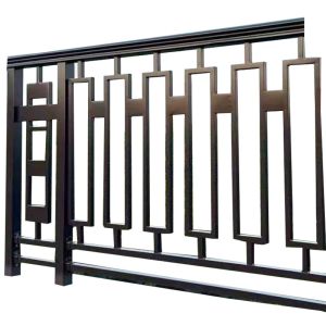 Unassembled Aluminium Balustrade Systems 3 Rails Fence Handrails