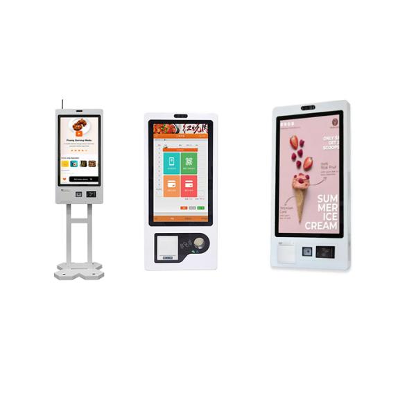 Quality Android/Win7/8/10 Self Service Ordering Kiosk for Restaurants Wall Mounted Design wholesale