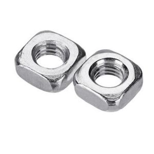 M5 18-8 Stainless Steel SS304 SS316 Square Thin Nut Plain Polished DIN557 DIN562