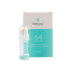China Microneedle Hydra Roller 64 Gold Tips dermal filler for hyaluronic acid facial massage derma roller bottle on sale