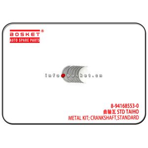Cheap ISUZU 4JA1 NHR NKR M184A1 STD Standard Crankshaft Metal Kit 8-94168553-0 8941685530 for sale