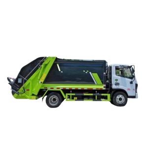 China Euro 3 4 5 6 Emission Standard Left/Right Hand Drive Garbage Truck with Electric Lifter and Back Loader on sale