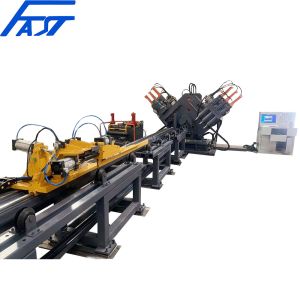 China Manufacturer CNC Iron Angle Tower Punching Cutting Production Line JX2532