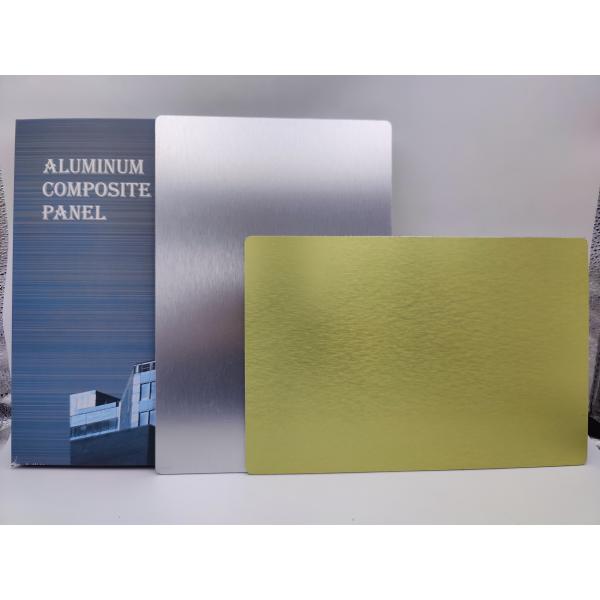 Quality Exterior ACP Sheet With Special Effects Finish 3.0mm Panel Polyester Coating For Signs wholesale