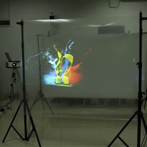 Transparent Rear Projection Film 92% High Transmittance For Advertising