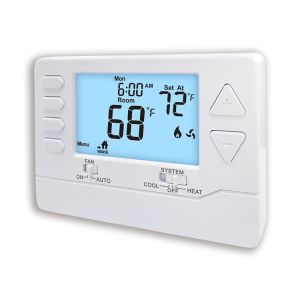 5/1/1 Day Programming Wired Room Thermostat with Terminal Designations RC and ON
