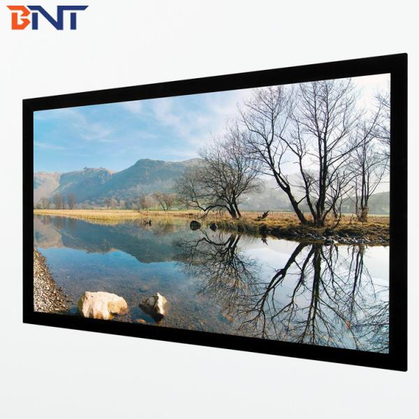 Quality Wall Mounted Motorized Projector Screen 150 Inch With High Strength Aluminum Frame wholesale
