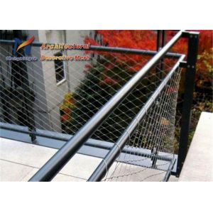 2.0mm Stainless Steel Rope Mesh Balustrading Balcony Railing Stair Infill Cable