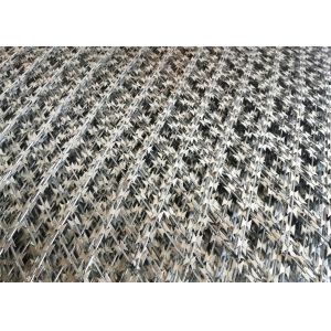Hot Dipped Galvanized Welded Razor Wire Mesh 100mm*100mm mesh aperture